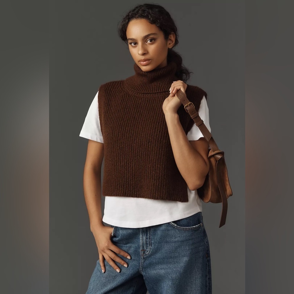 NWT Size S - By Anthropologie Twofer Sweater Tee